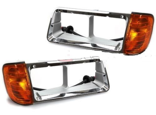 Freightliner FLD Headlight Bezel with Corner Lights